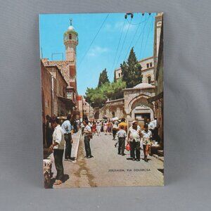 Vintage Postcard - Via Dolorosa Jerusalem - Palphot